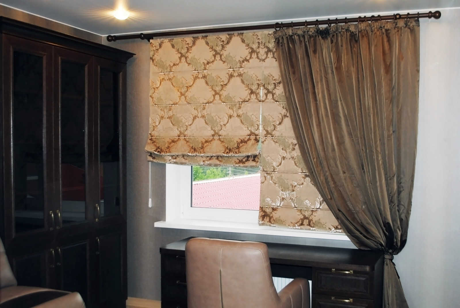 Римские шторы в интерьере