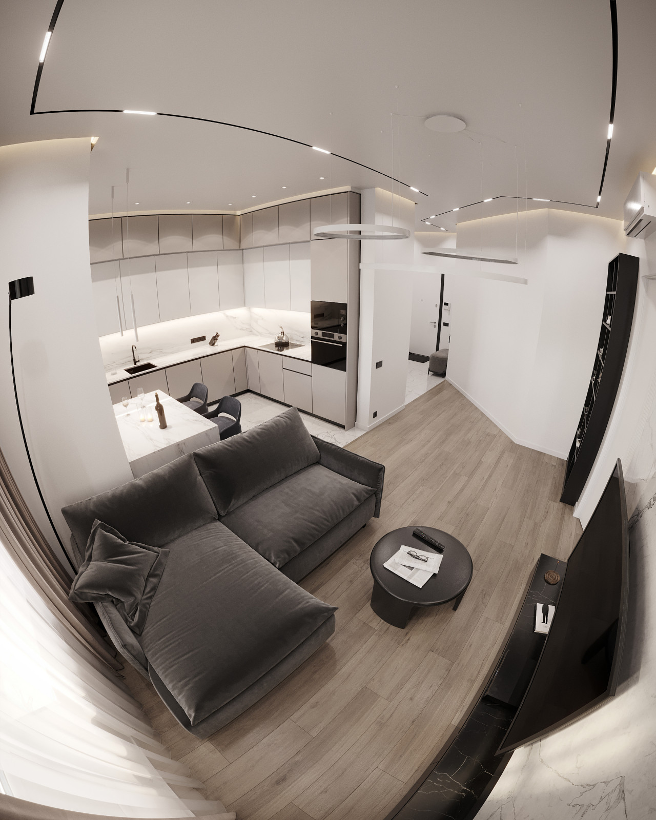 Дизайн и 3д-визуализация санузла в квартире в г. Долгопрудный