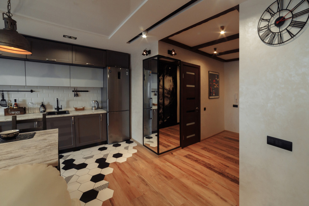 LITE LOFT. Дизайн-проект однокомнатной квартиры 58 м2