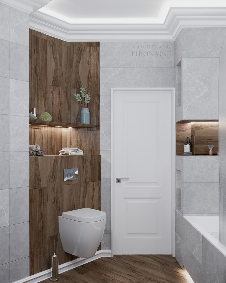 Проект ванной 6 м. кв