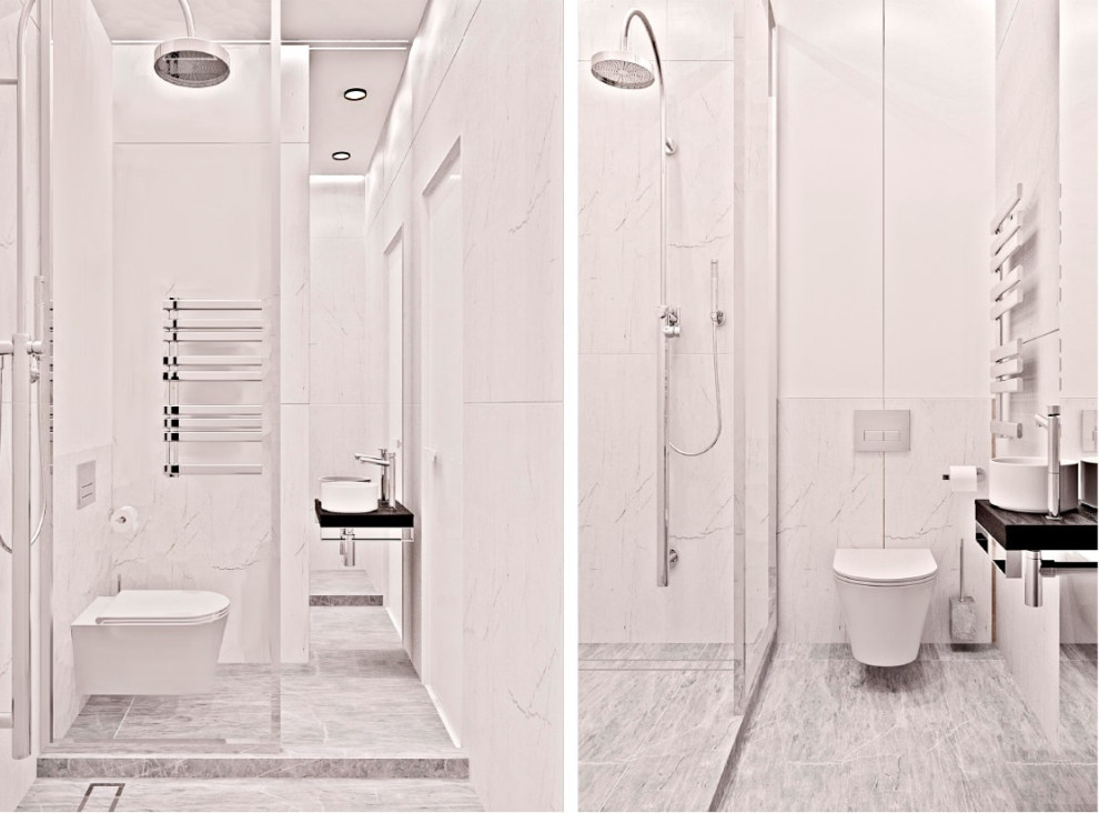 Дизайн 2 комнатной квартиры в стиле современного минимализма