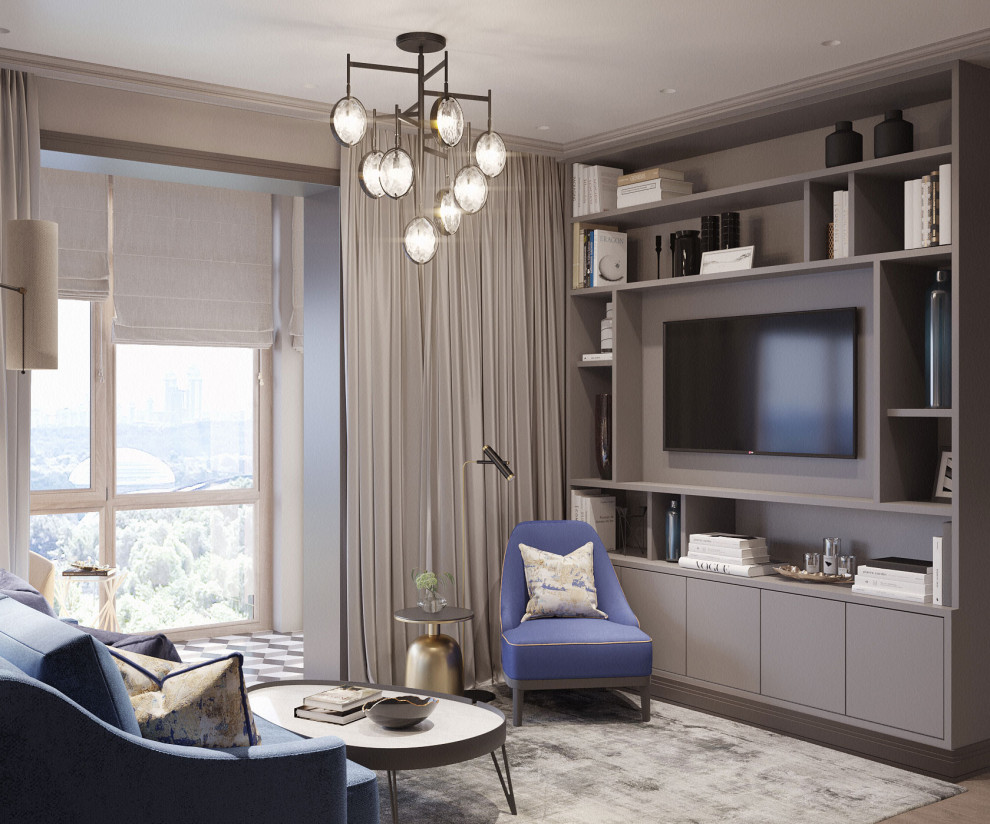 Дизайн трехкомнатной квартиры в ЖК «Чемпион-парк»