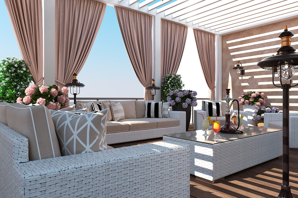 Дизайн террас загородного дома, г. Ялта