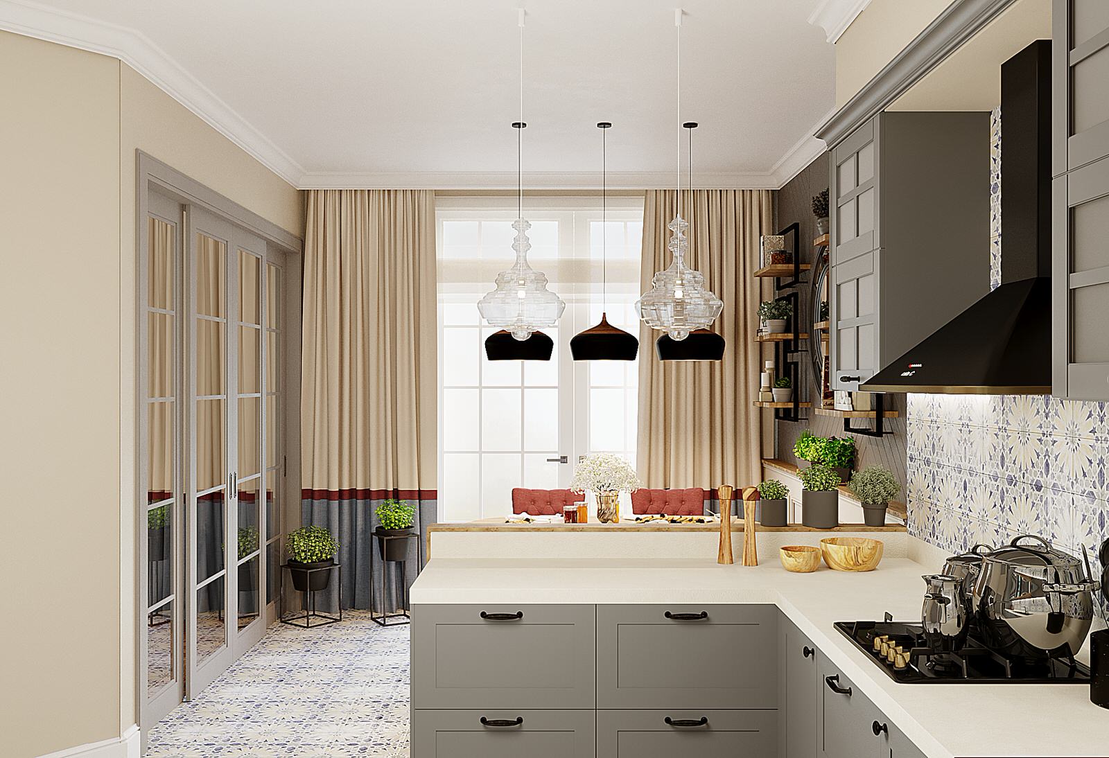 Квартира на ул. Герцена для семьи из 4 человек