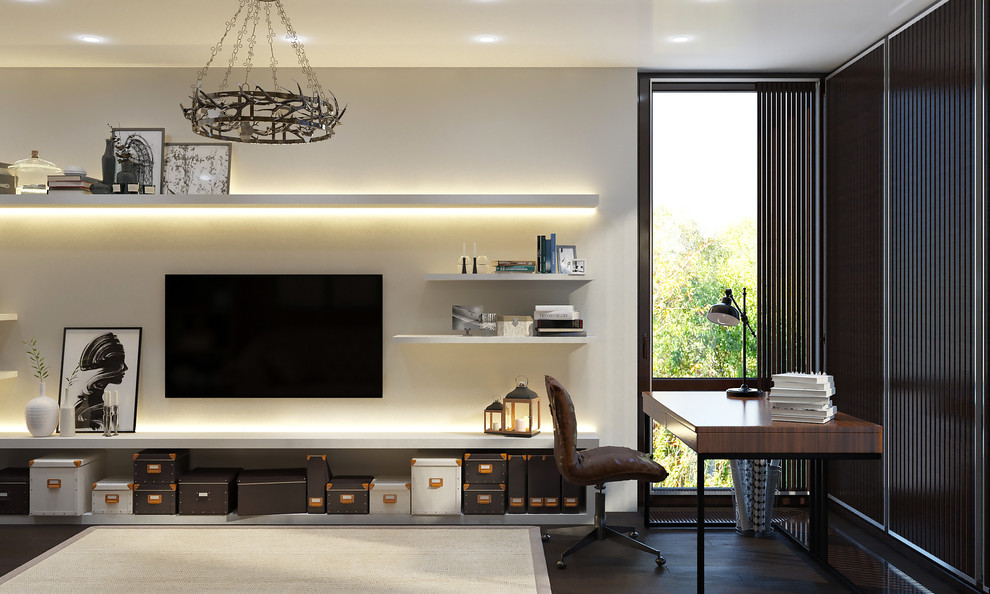 Квартира в современном стиле с элементами экостиля. Москва. 135 кв.м.