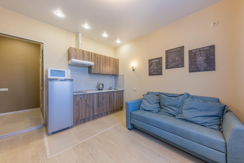 Интерьерная съёмка квартиры-студии в Московской области