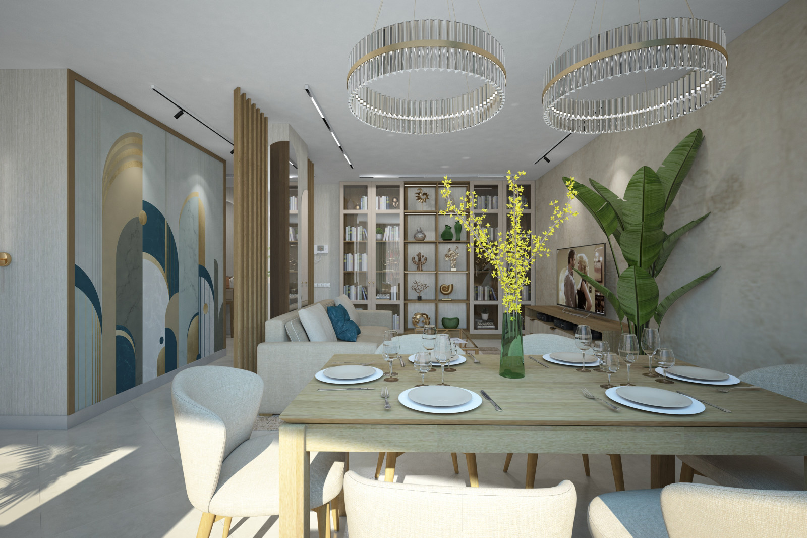 Квартира для молодоженов.Зал.