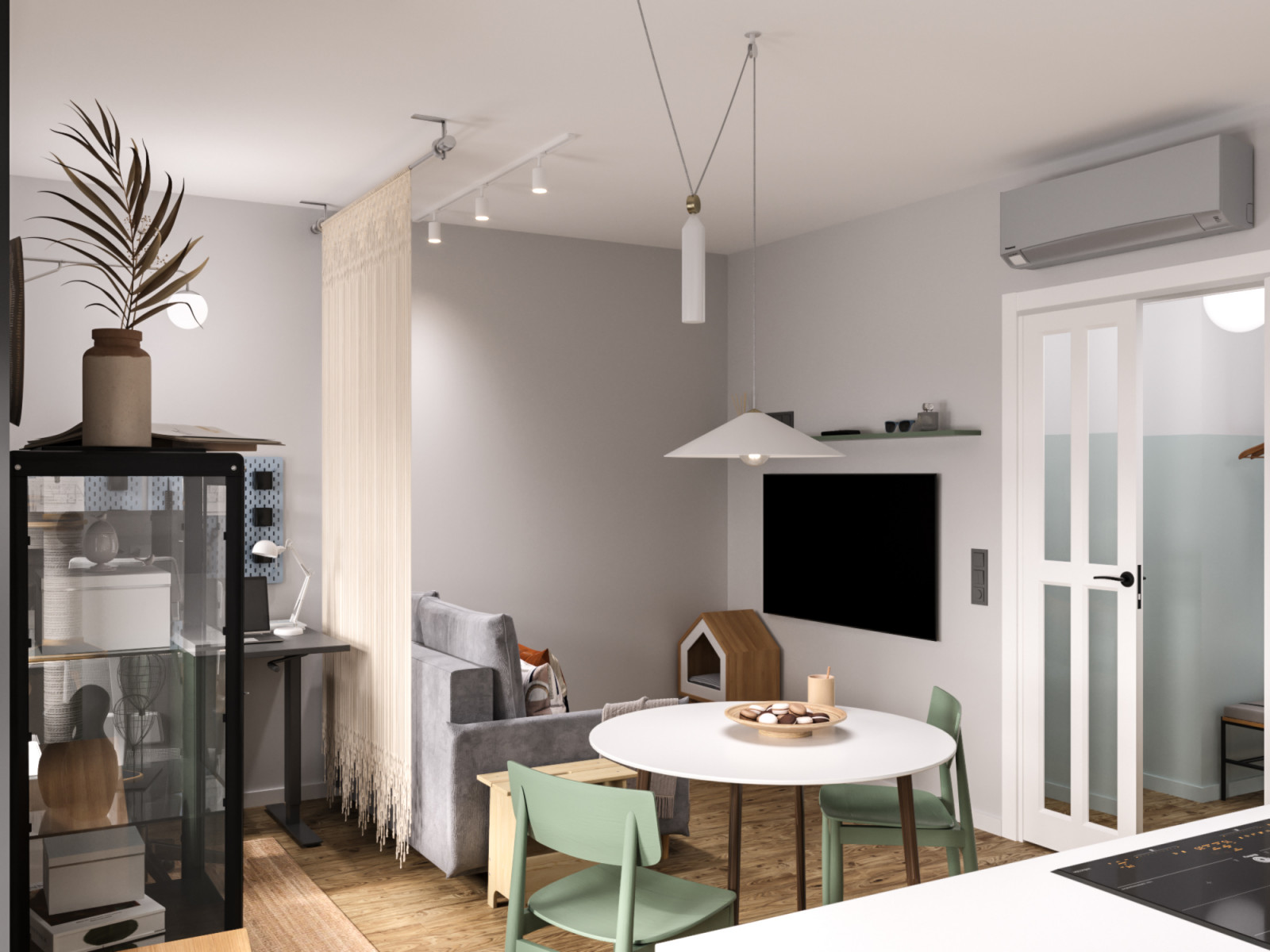 Обложка проекта: Визуализация, ЖК "Видинеевский", 48 кв.м.