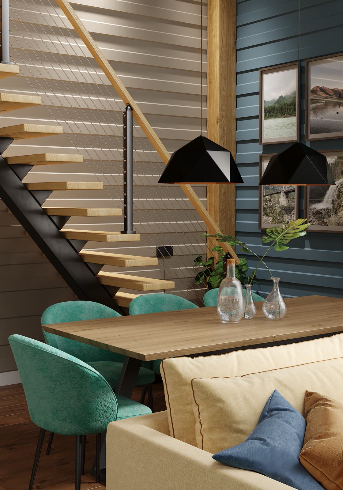 Дизайн гостевого дома в Озерном