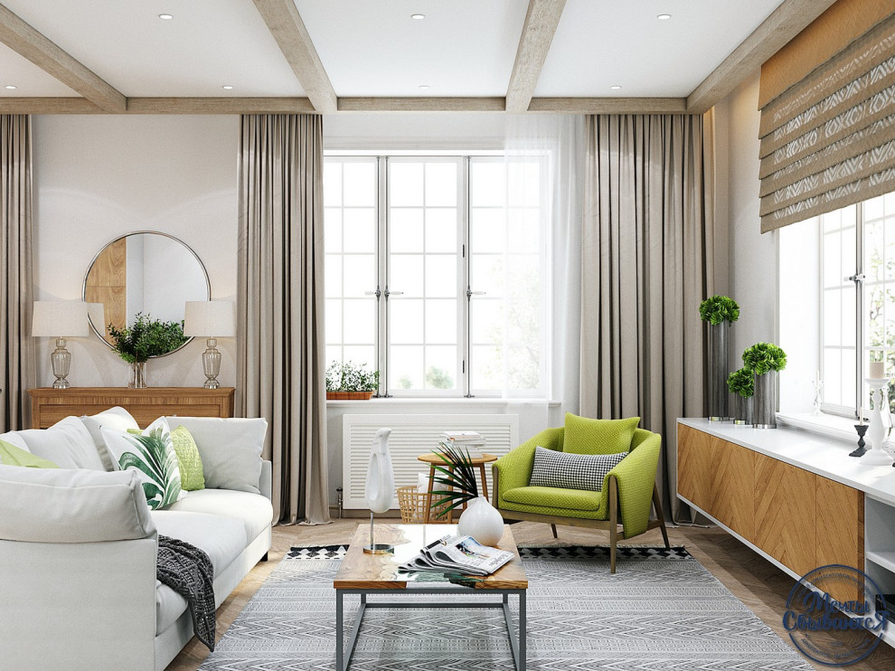 Светлый загородный дом в Челябинске