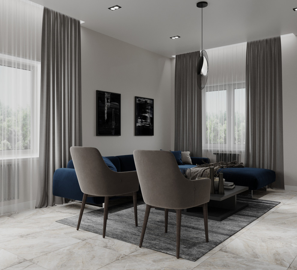 Кухня-гостиная частный дом Москва