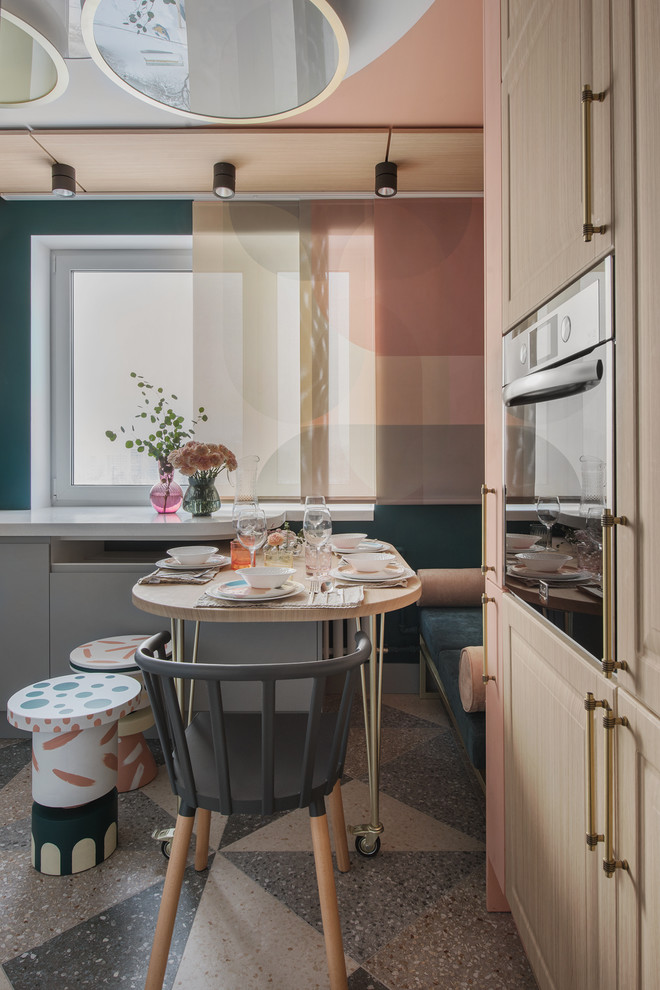 Кухни: 21 раскладной стол — до и после трансформации