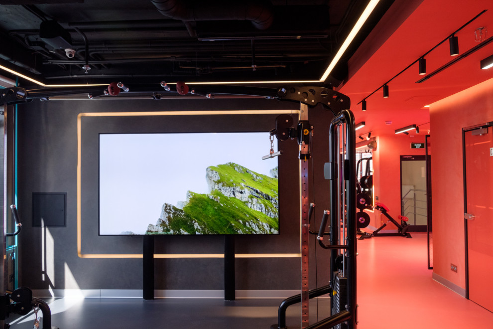 Освещение для фитнесс центра.