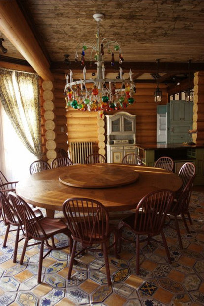 Деревянный дом 550 кв.м. в русском стиле