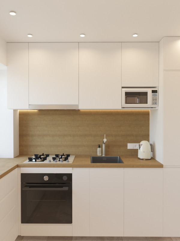 Обложка проекта: Проект кухни 6 кв.м