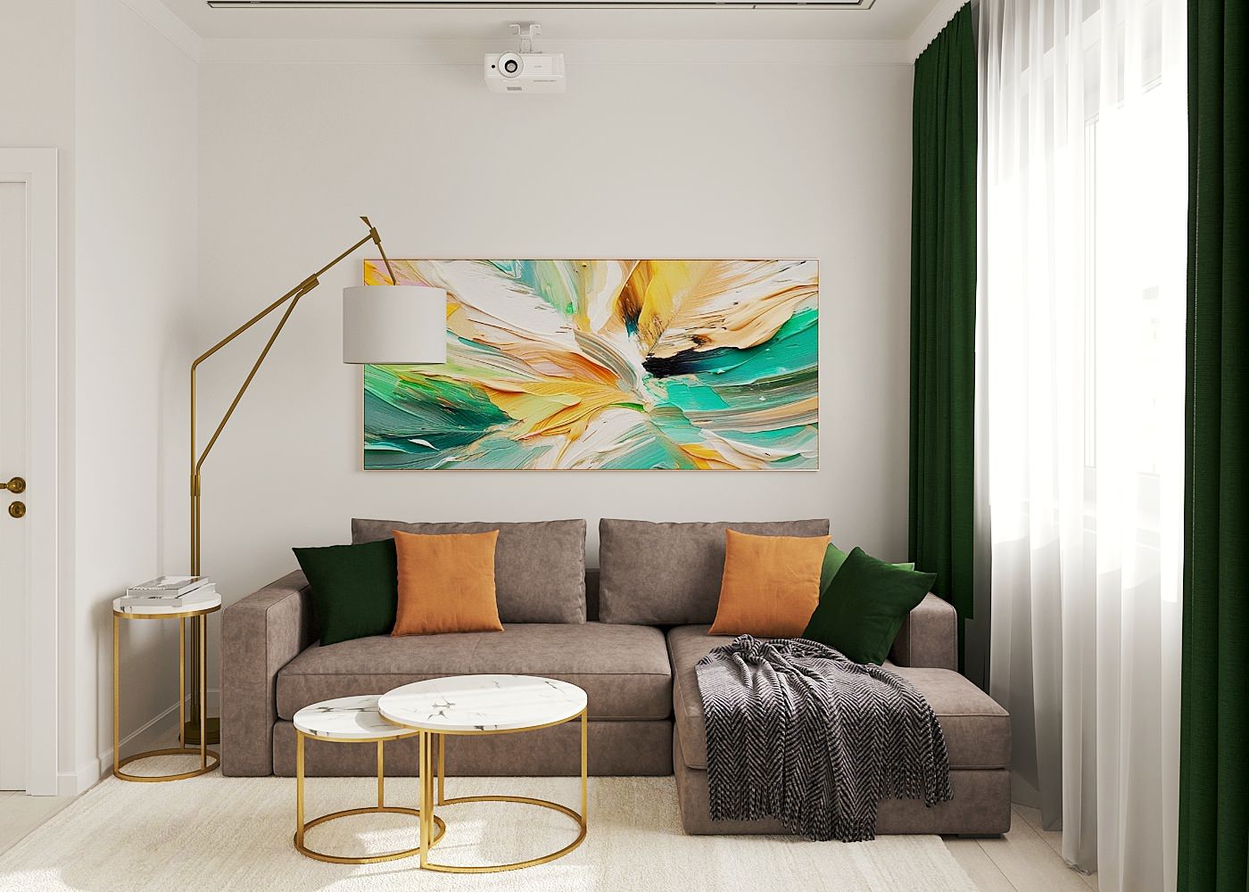 Обложка проекта: Кухня-гостиная для большой семьи