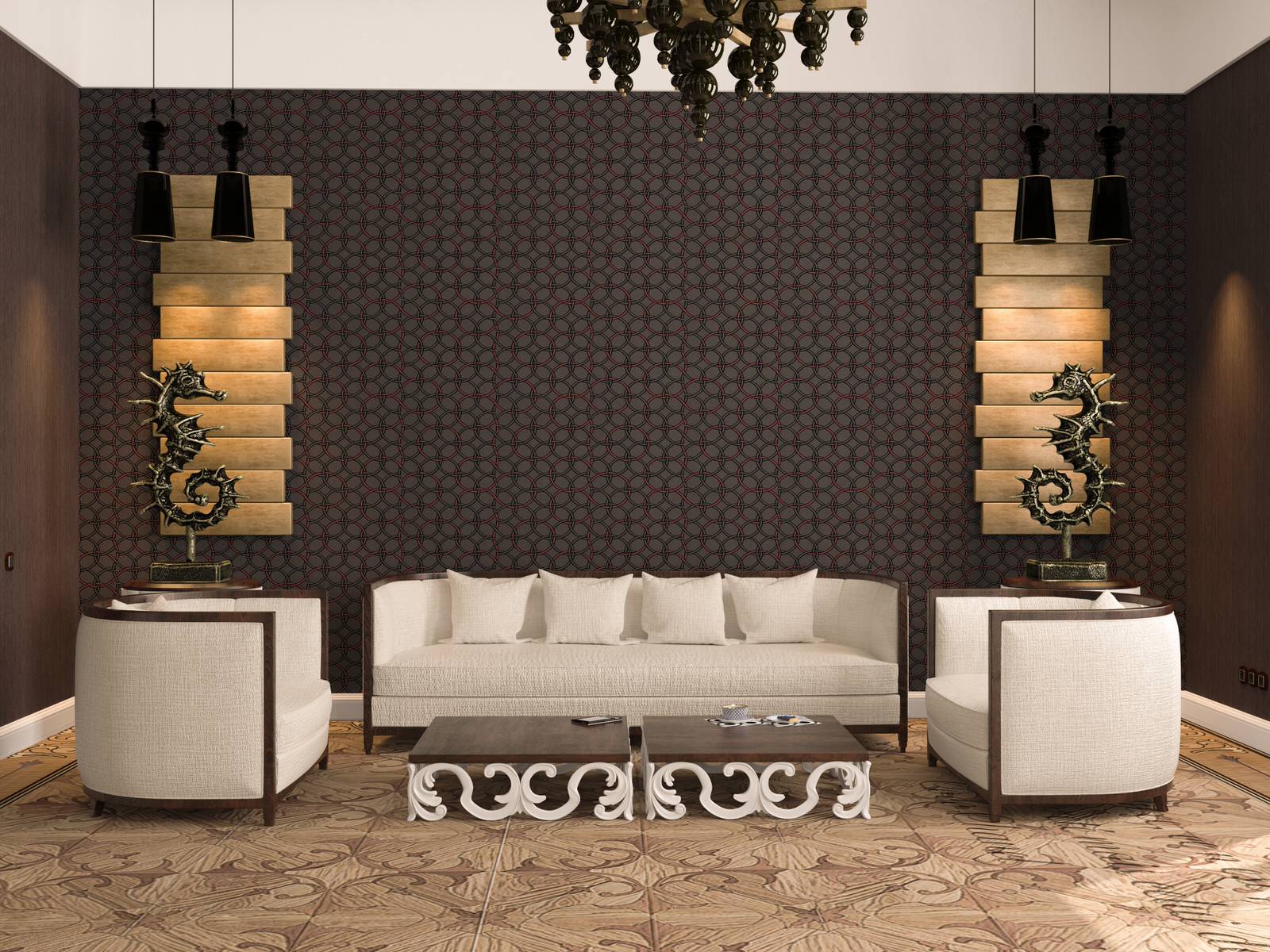 Интерьер столовой в стиле Арт-Дэко