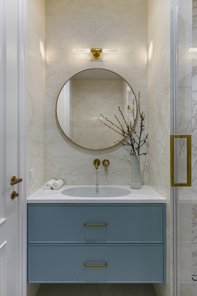 Современная классика реализованный дизайн-проект в ЖК "Прайм парк"