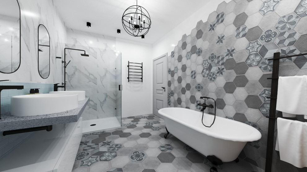 Таунхаус в 3 этажа