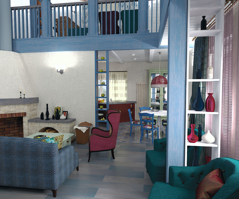 Атриум в загородном доме