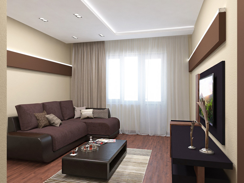 Гостиная_75м_ЖК  70 лет Октября