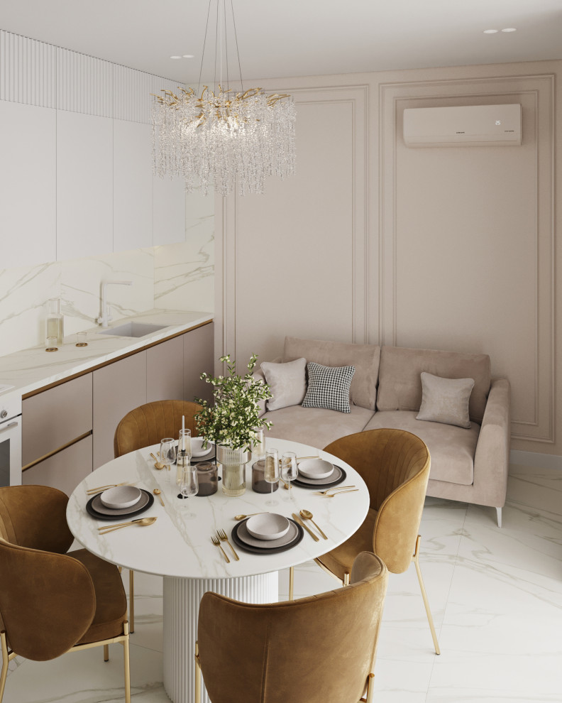 Дизайн-проект кухни-гостиной