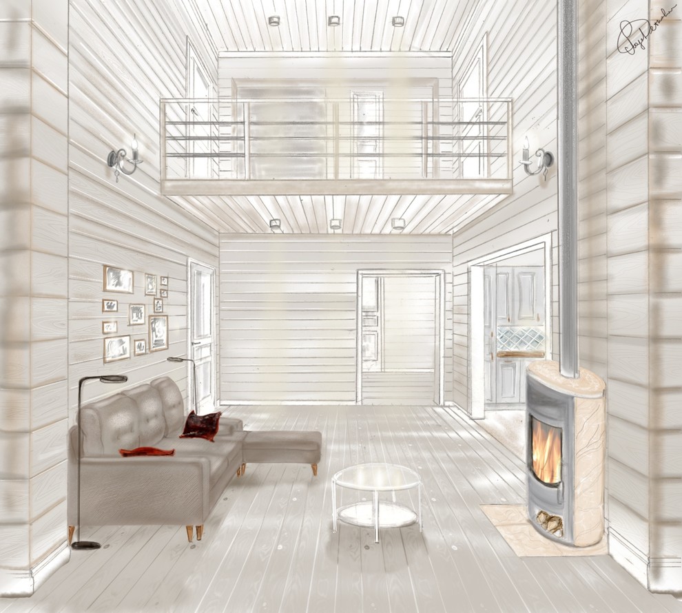 Загородный дом из бруса