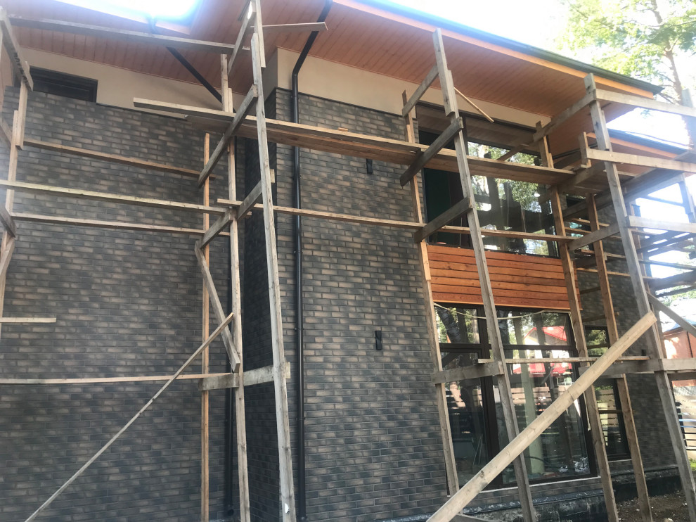 Обложка проекта: Загородный дом в стиле Райта .