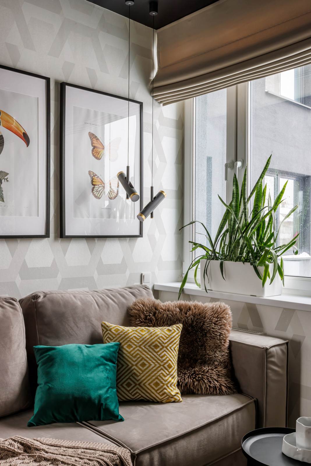 Фотосъёмка интерьера квартиры для портфолио дизайнера Анны Гороховской