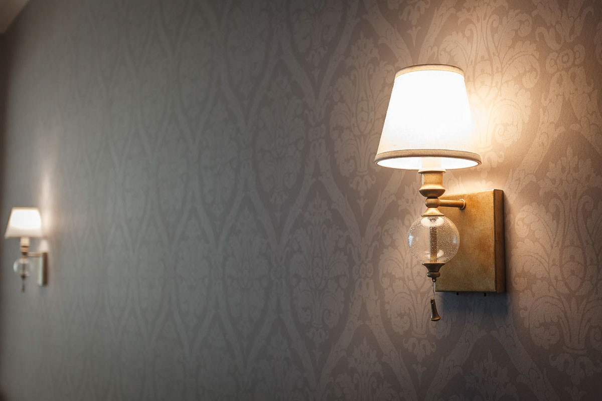 Apartment in retro style.