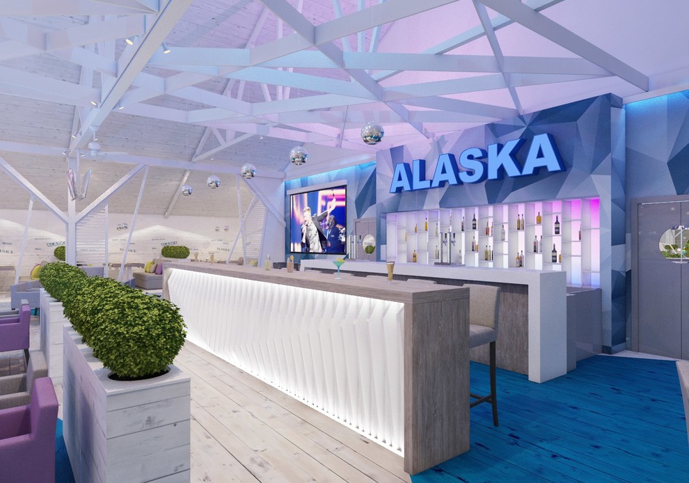 Дизайн-проект интерьера ресторана 800 м2