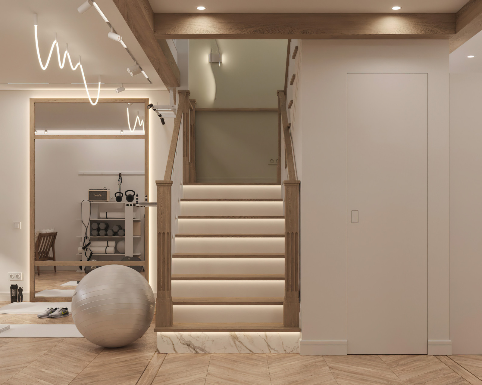 20. Mikhailovka 271м². Цокольный этаж