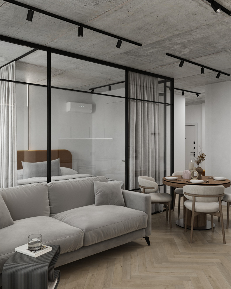 Кухня-гостиная в ЖК Западный Луч