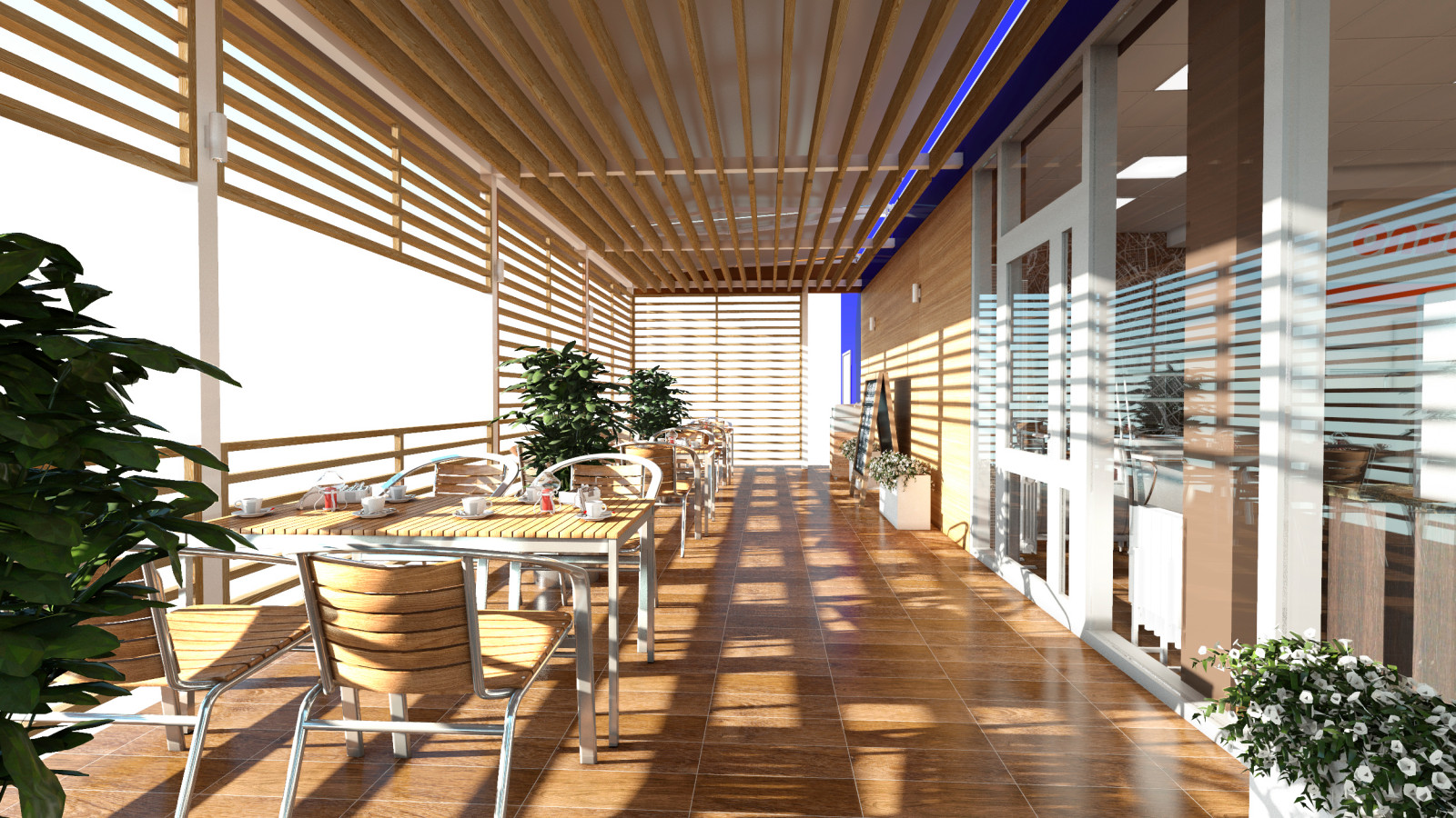 Проект интерьера АЗС