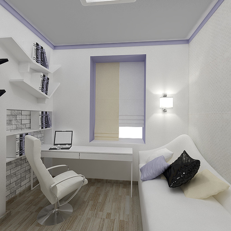 Обложка проекта: кабинет для аскетичного мужчины