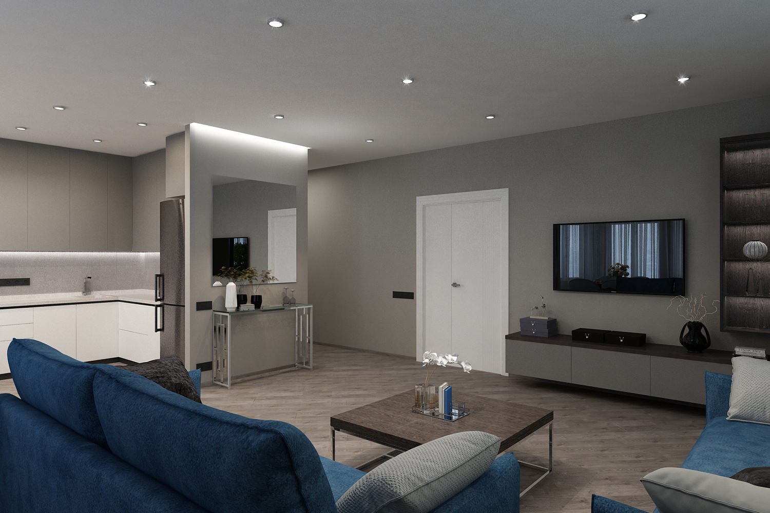 Гостиная-кухня