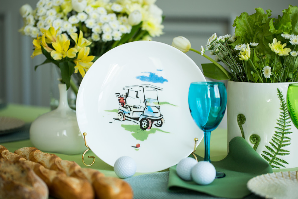 Сервировка стола в стиле "Голф"