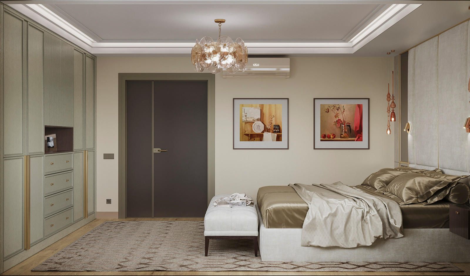 Кашемир беж. Квартира 130 кв.м. на Зоологической ул.