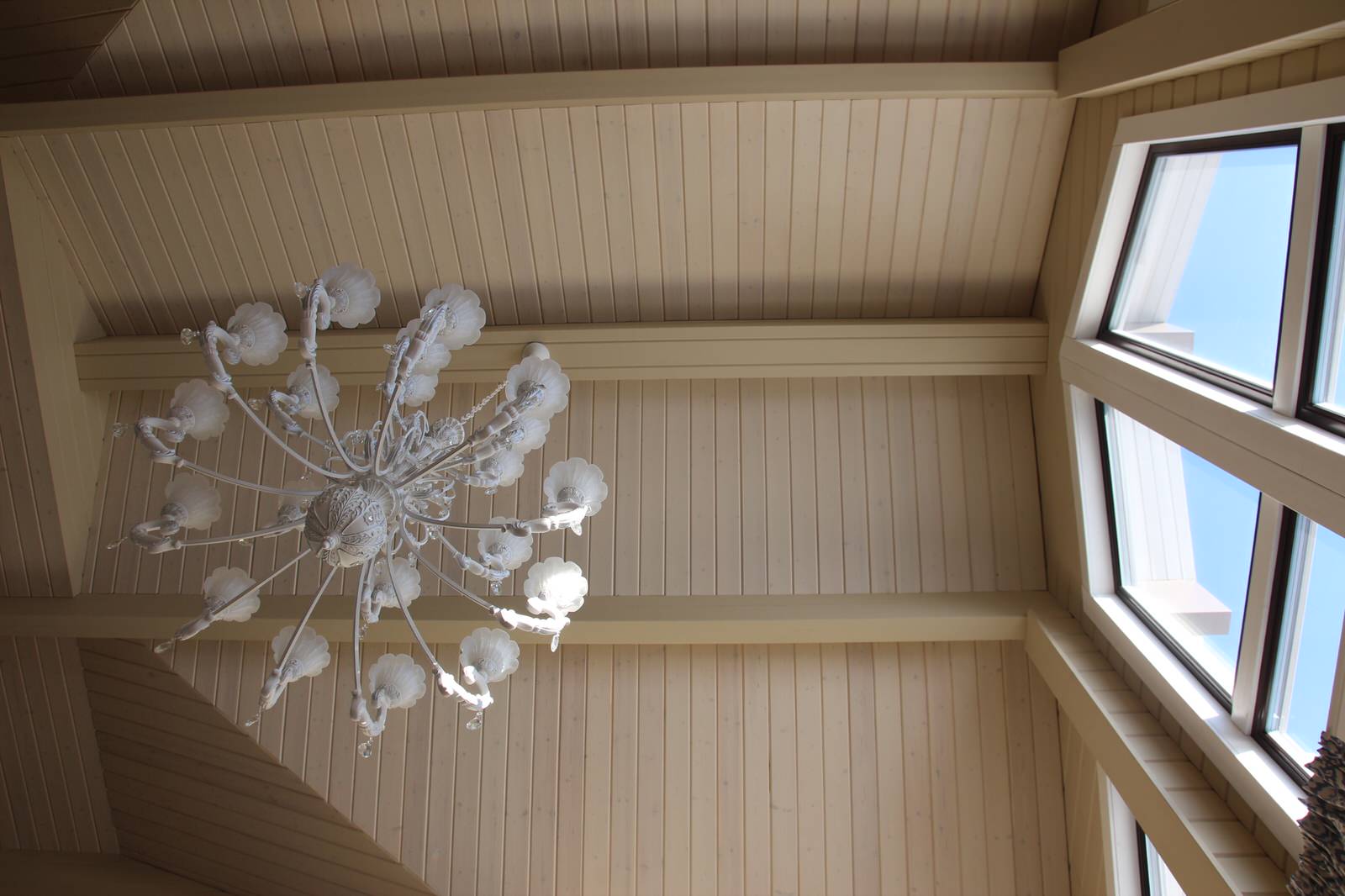 Дом с видом на лес.