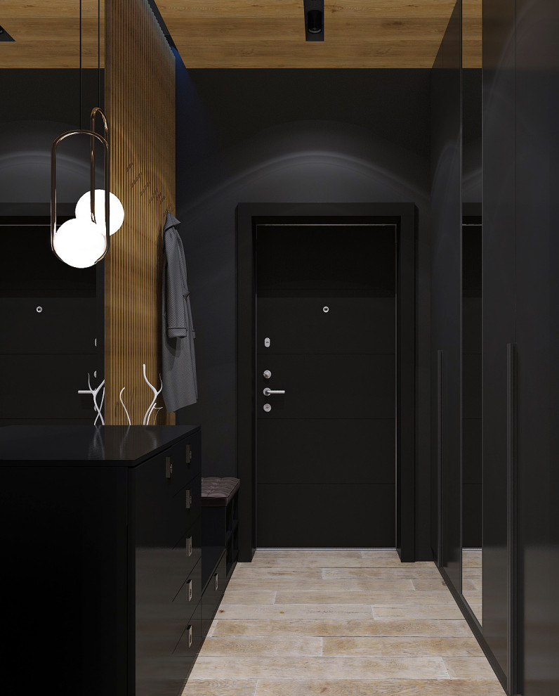 Дизайн холла дом Гатчина