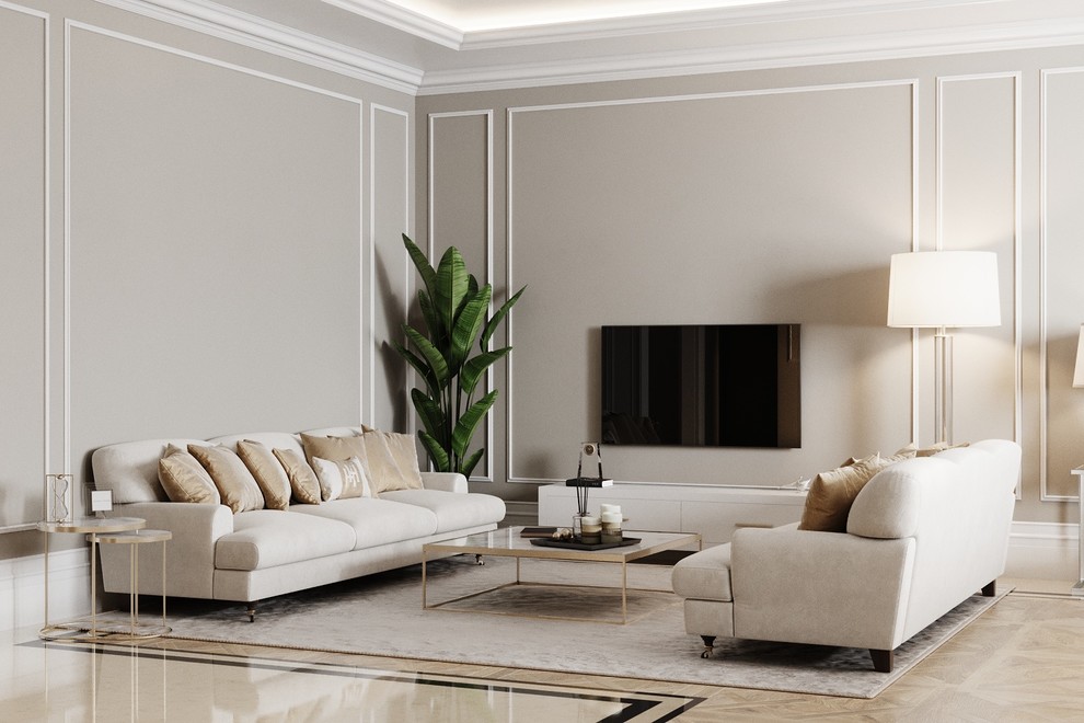 Воздушный интерьер для большой семьи