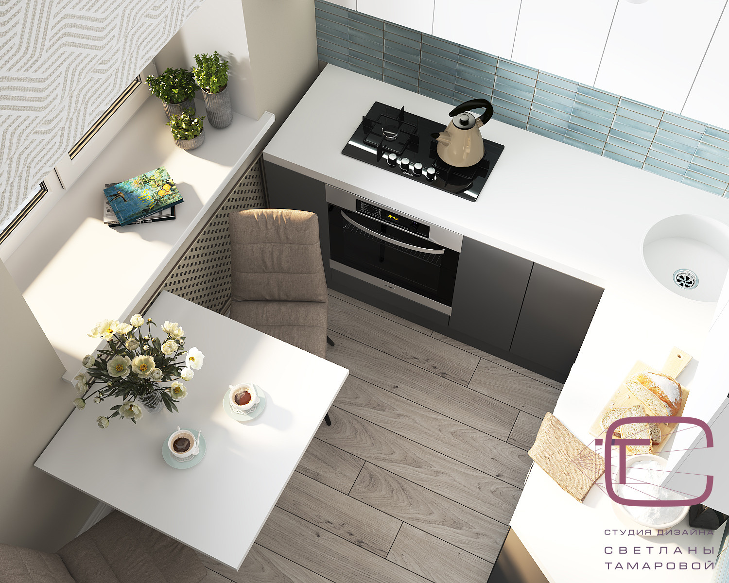 Дизайн интерьера квартиры по ул. Циолковского