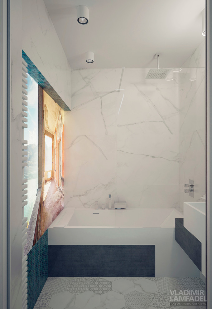 Uno mattina nebbiosa a Milano