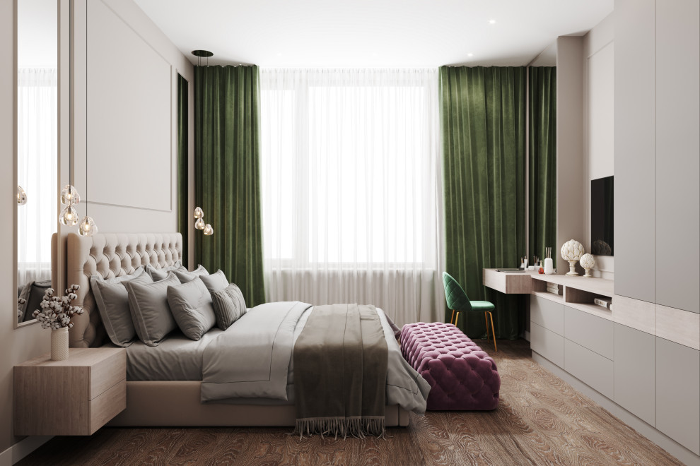 Квартира 73 кв. м. в современном стиле Новочерёмушкинская 17