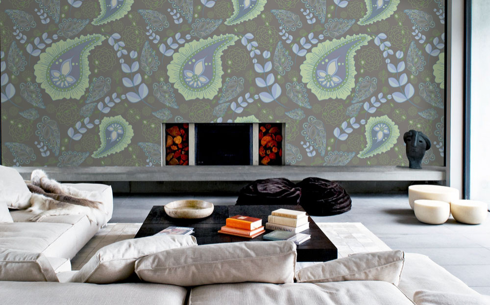 Дизайнерские обои "Арабика (тёмные)"