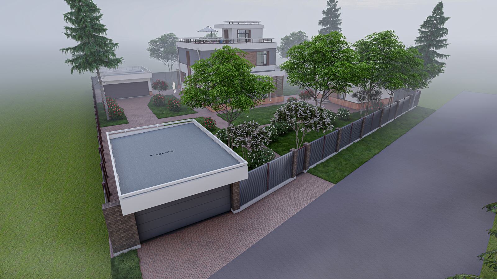 Реконструкция фасадов 2-х этажного жилого дома