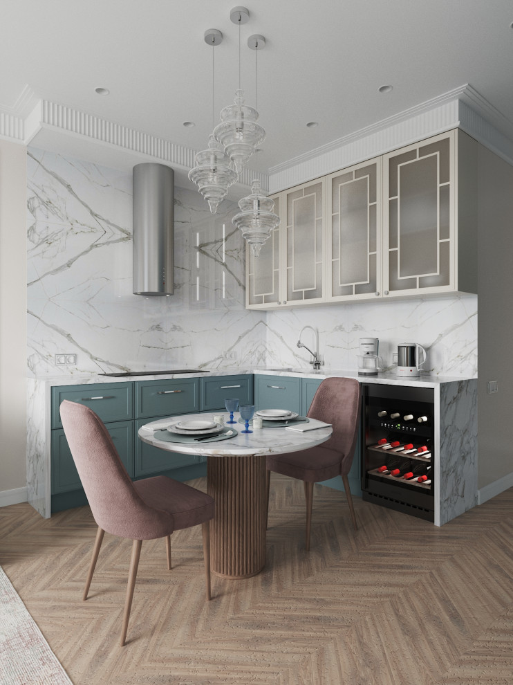 Обложка проекта: Квартира в неоклассическом стиле 51 кв. м