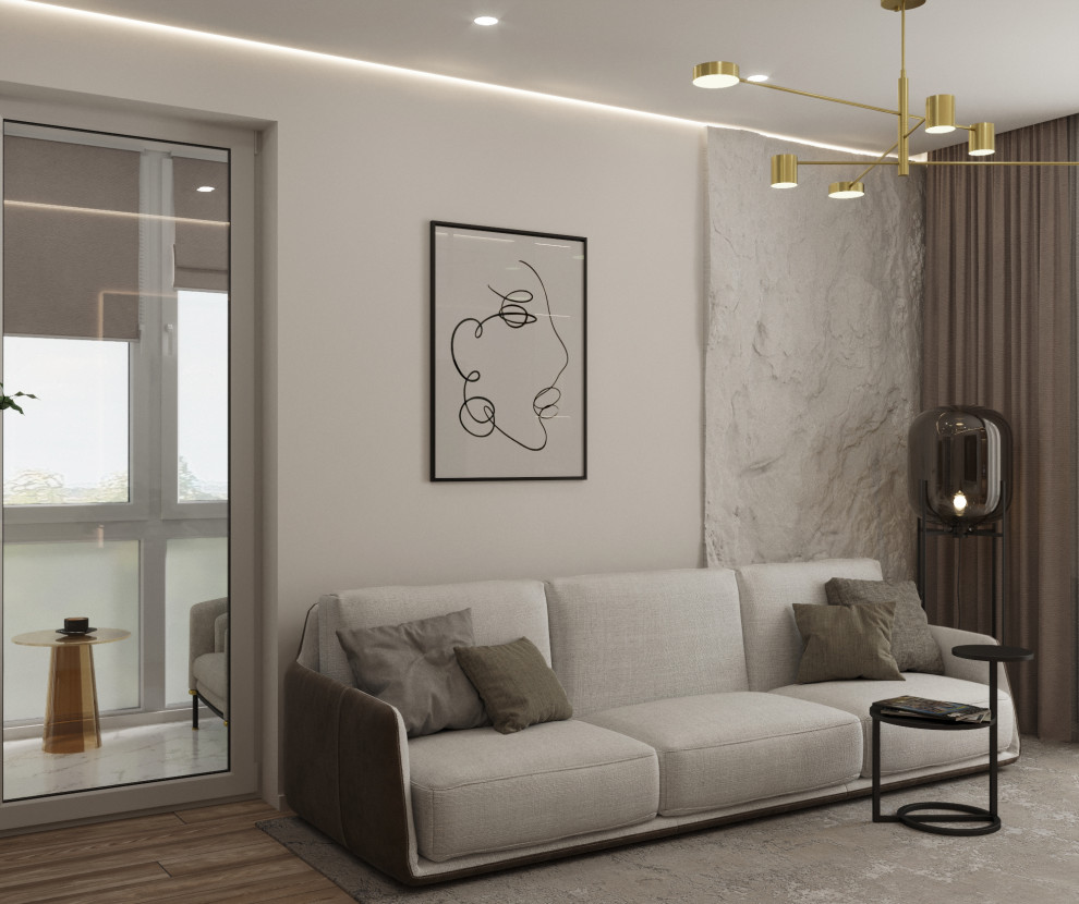 Визуализация дизайн-проекта 2-х комнатной квартиры