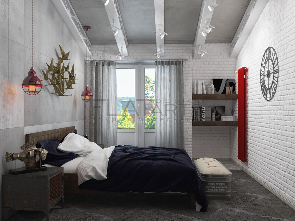 Дизайн двухуровневой квартиры 134 кв.м. в стиле лофт