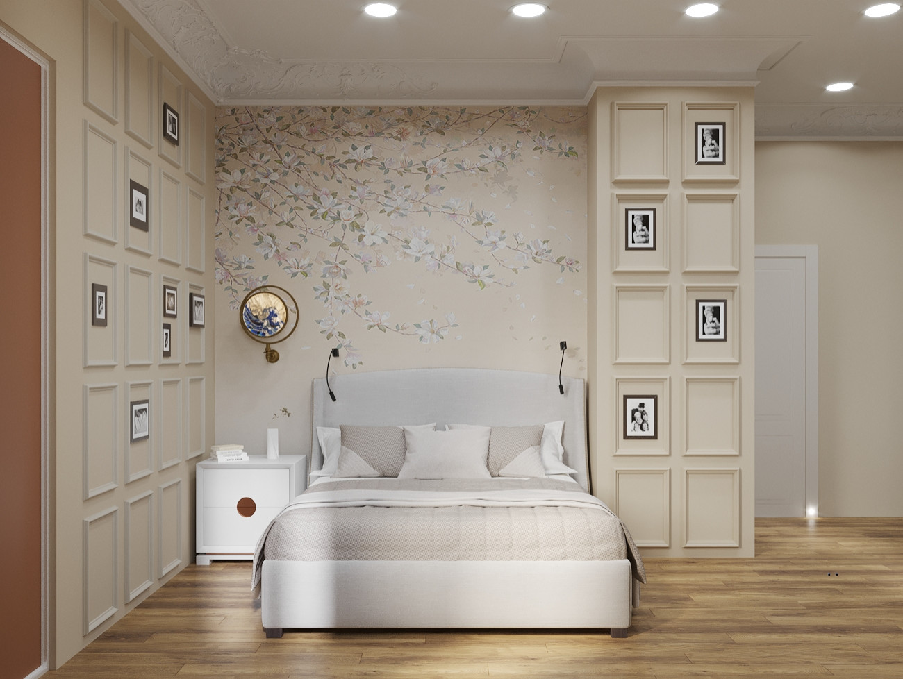 Обложка проекта: Спальня с мастерской